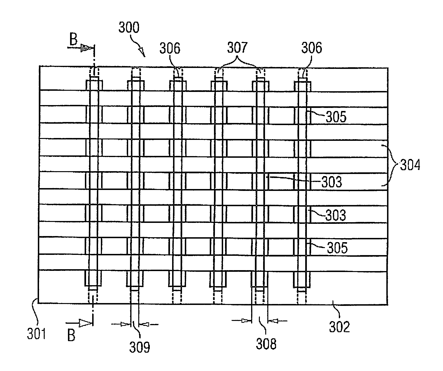 Method for generating an electrical contact with buried track conductors