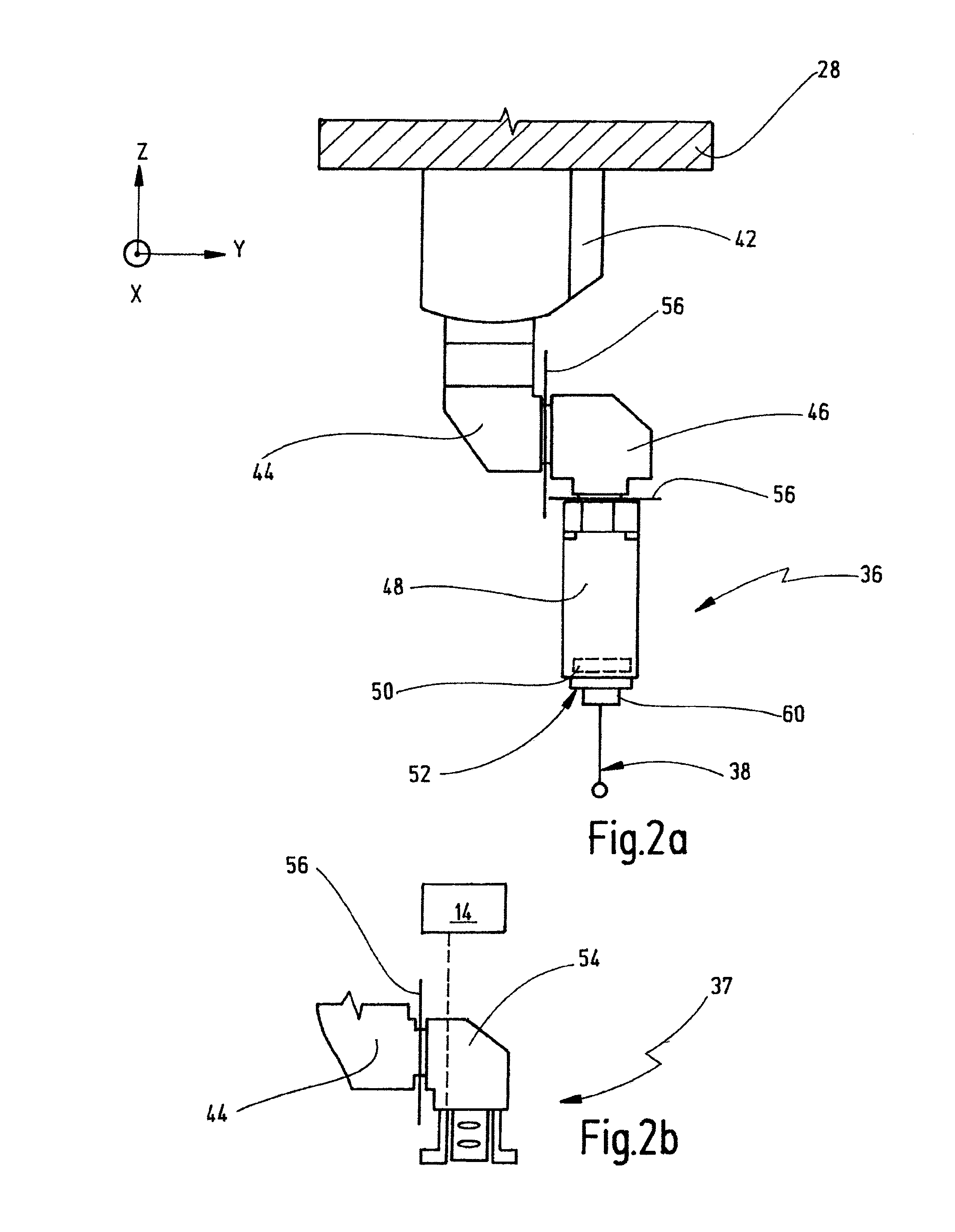 Method for coupling two system components of a measuring device, in particular a coordinate measuring device