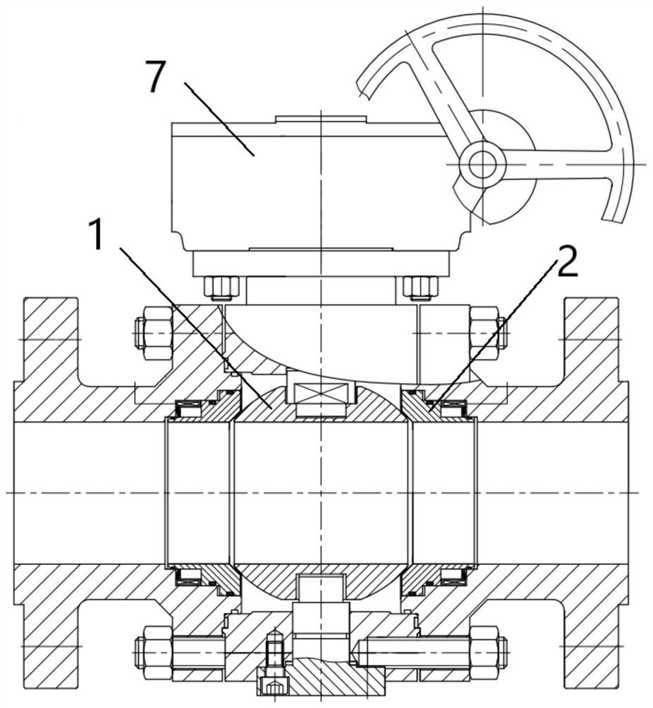 Magnetic suspension valve seat device