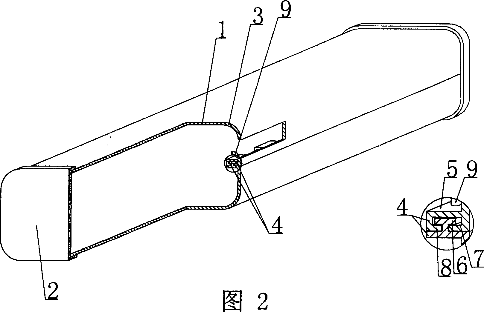 Plastic thin wall pipe