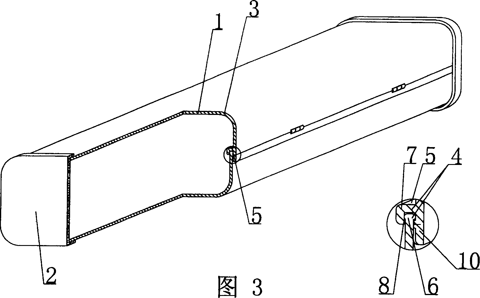 Plastic thin wall pipe