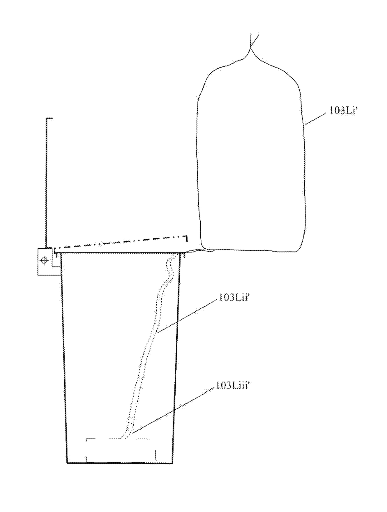 Trash Can Liner Box Support and Dispensing Arrangement