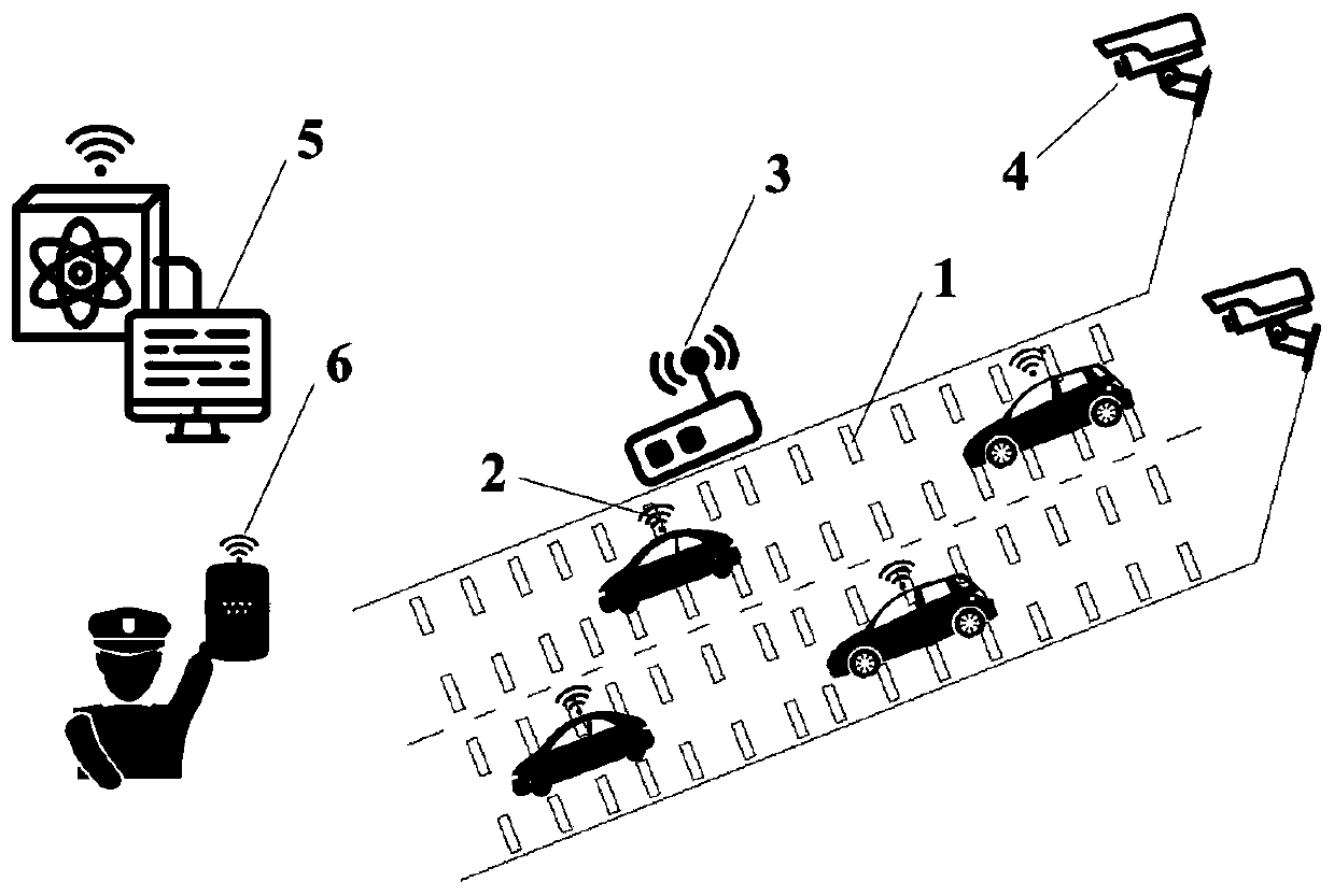 Vehicle traffic state self-sensing early warning system and method based on piezoelectric pavement