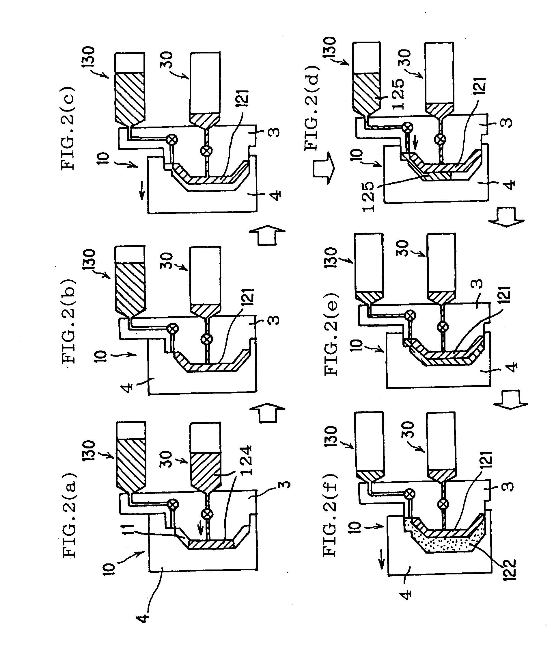 Method for multilayer molding of thermoplastic resins and multilayer molding apparatus