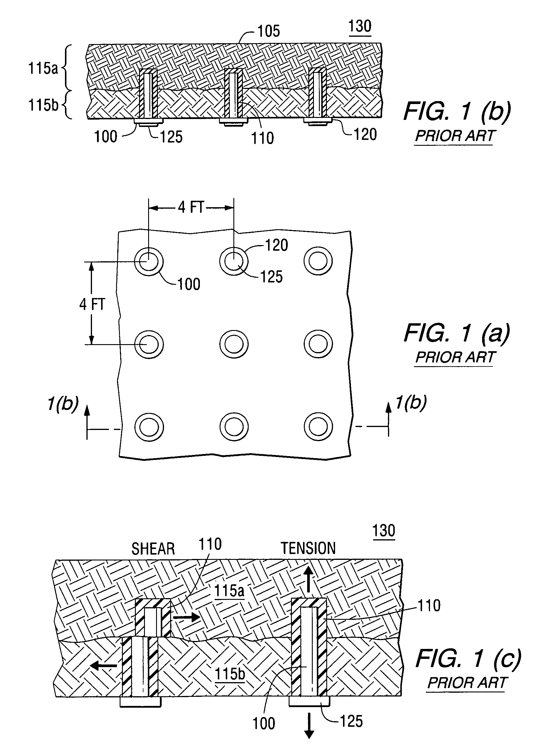 Method and apparatus for detection of structure failure
