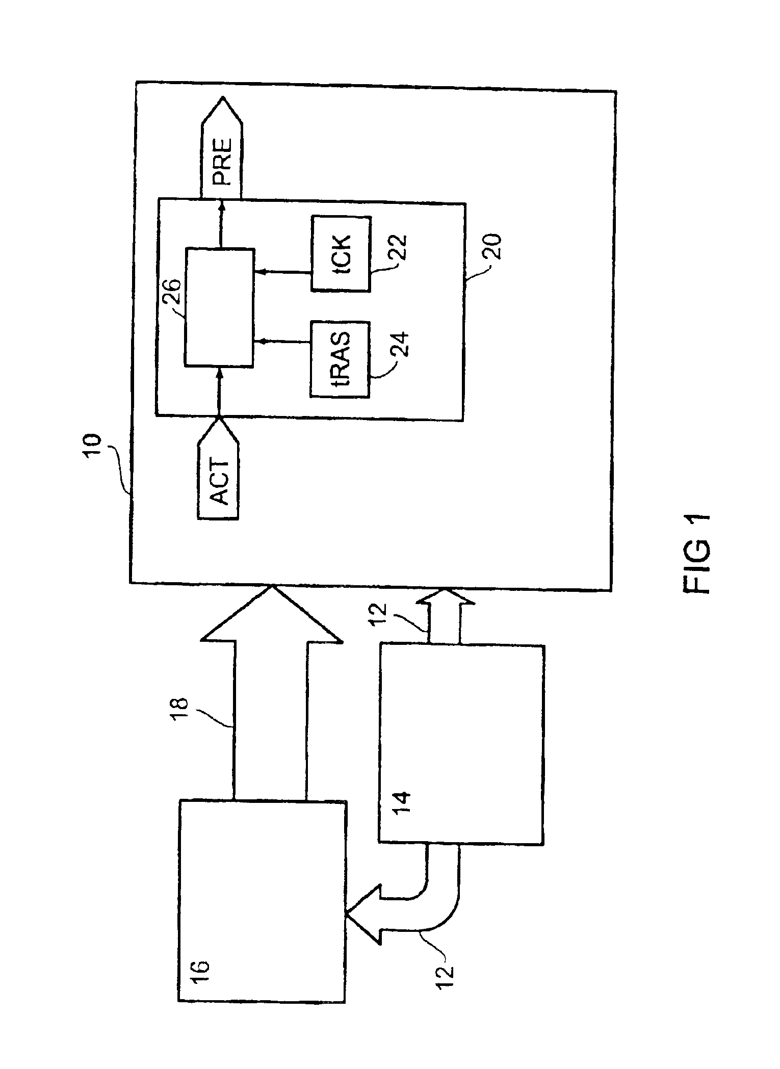 Circuit element with timing control