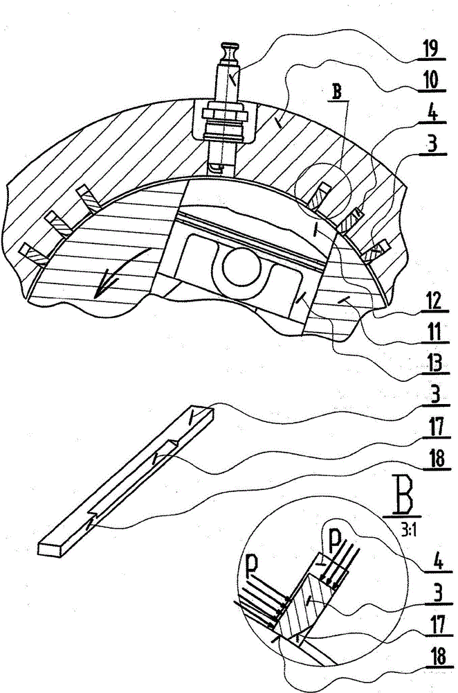 Seal assembly for rotary piston internal combustion engine