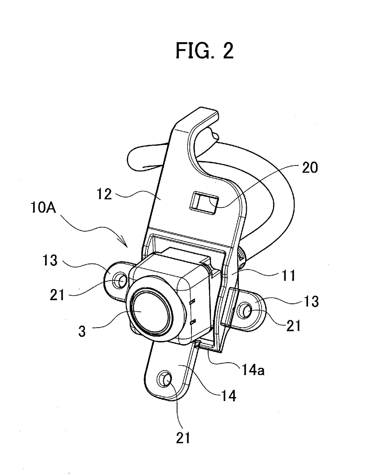 Bracket for on-vehicle camera