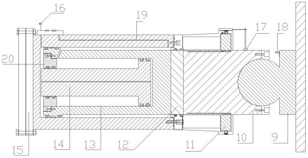 Horizontal foundation pit supporting system