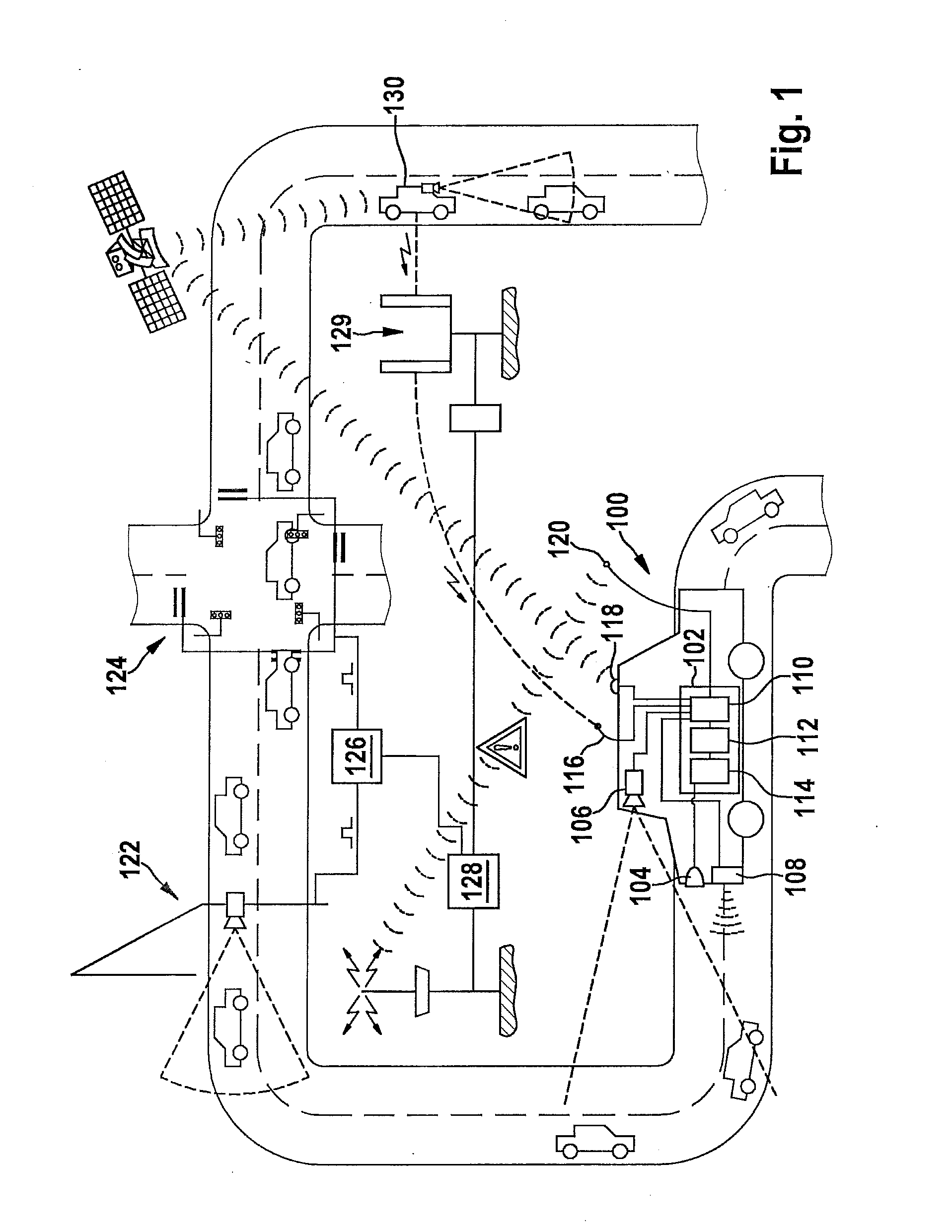 Method and control unit for activating at least one headlight of a vehicle using a traffic density