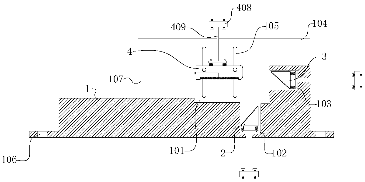 A multi-station hardware machining flanging mold