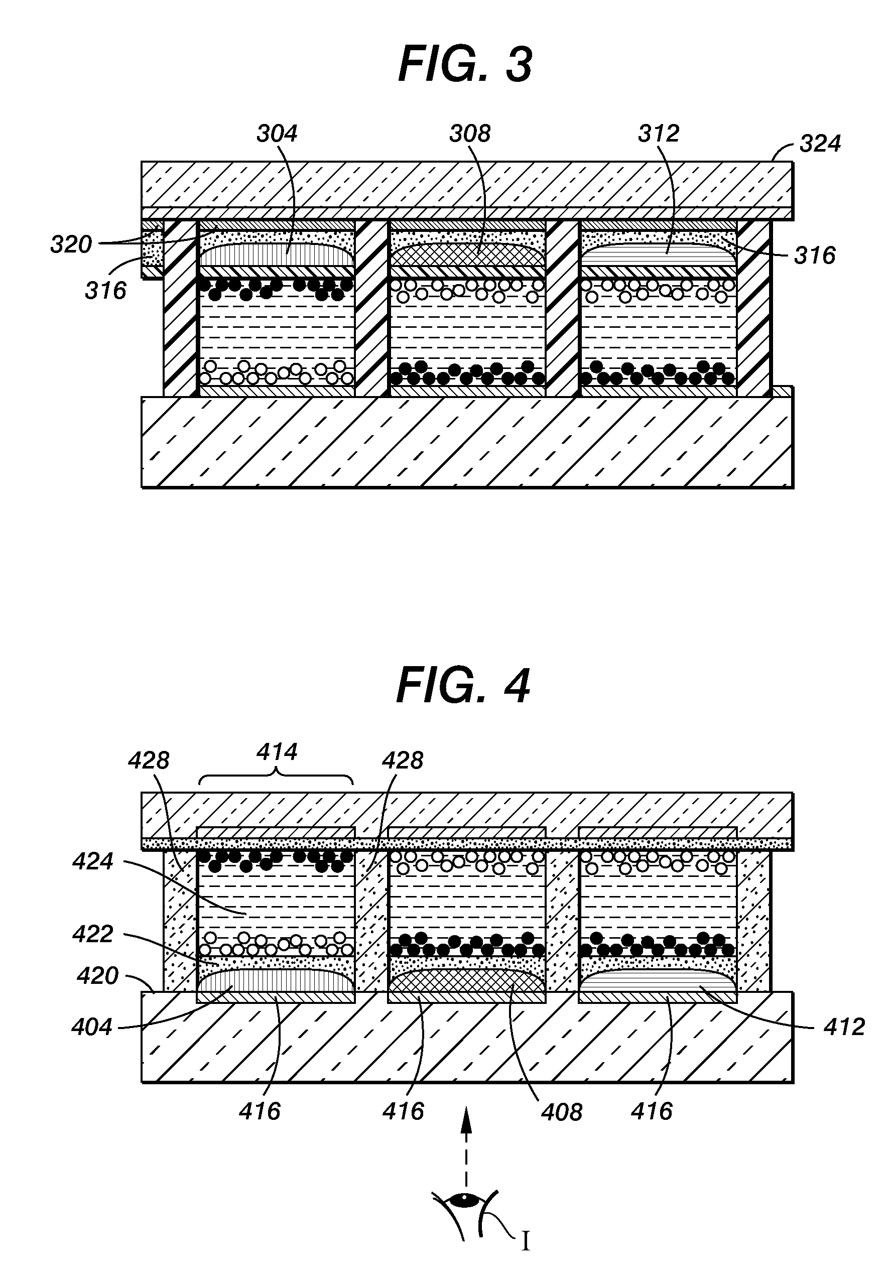 Particle display with jet-printed color filters and surface coatings