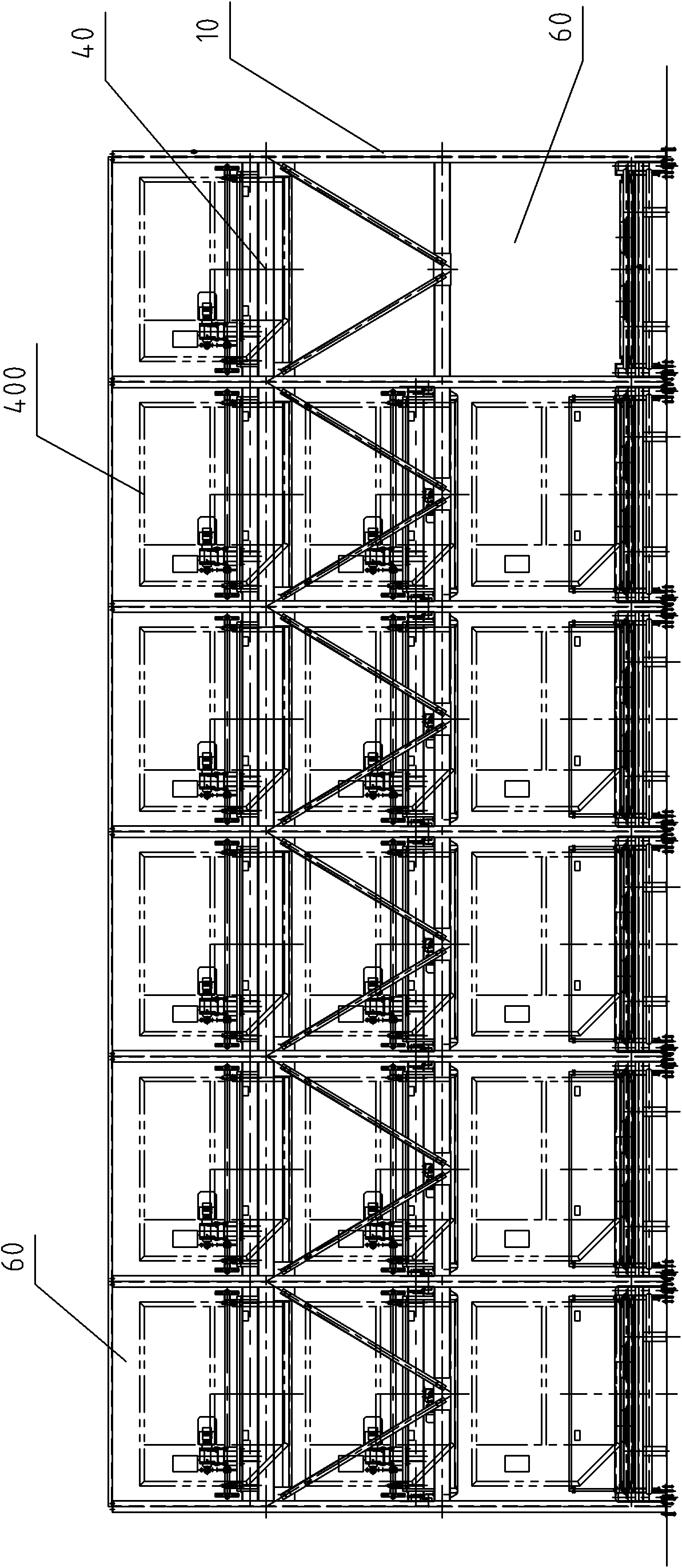 Automatic storage equipment, storage system and loading and unloading control method for air container