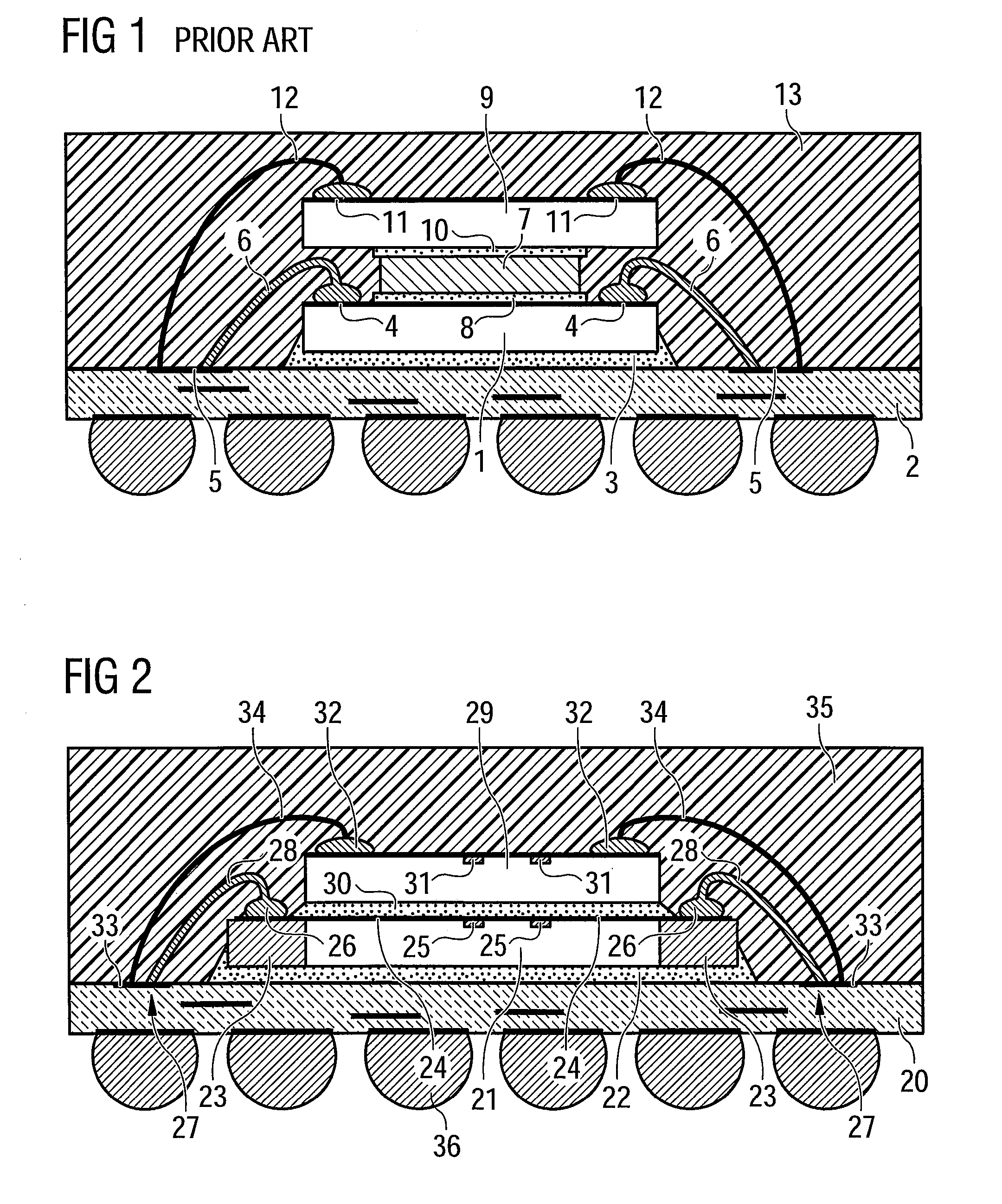 Stacked Die Package