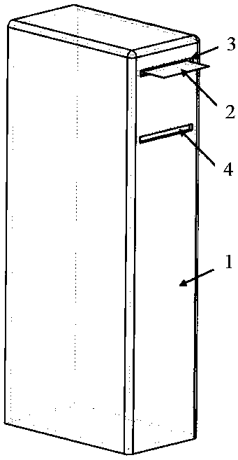 Banknote processing module structure of self-service transaction equipment and processing method thereof