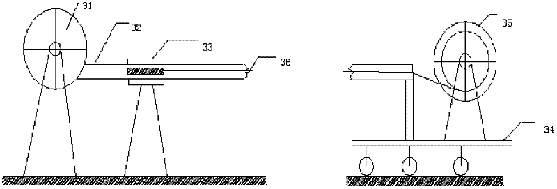 Electromagnetic cable guiding device