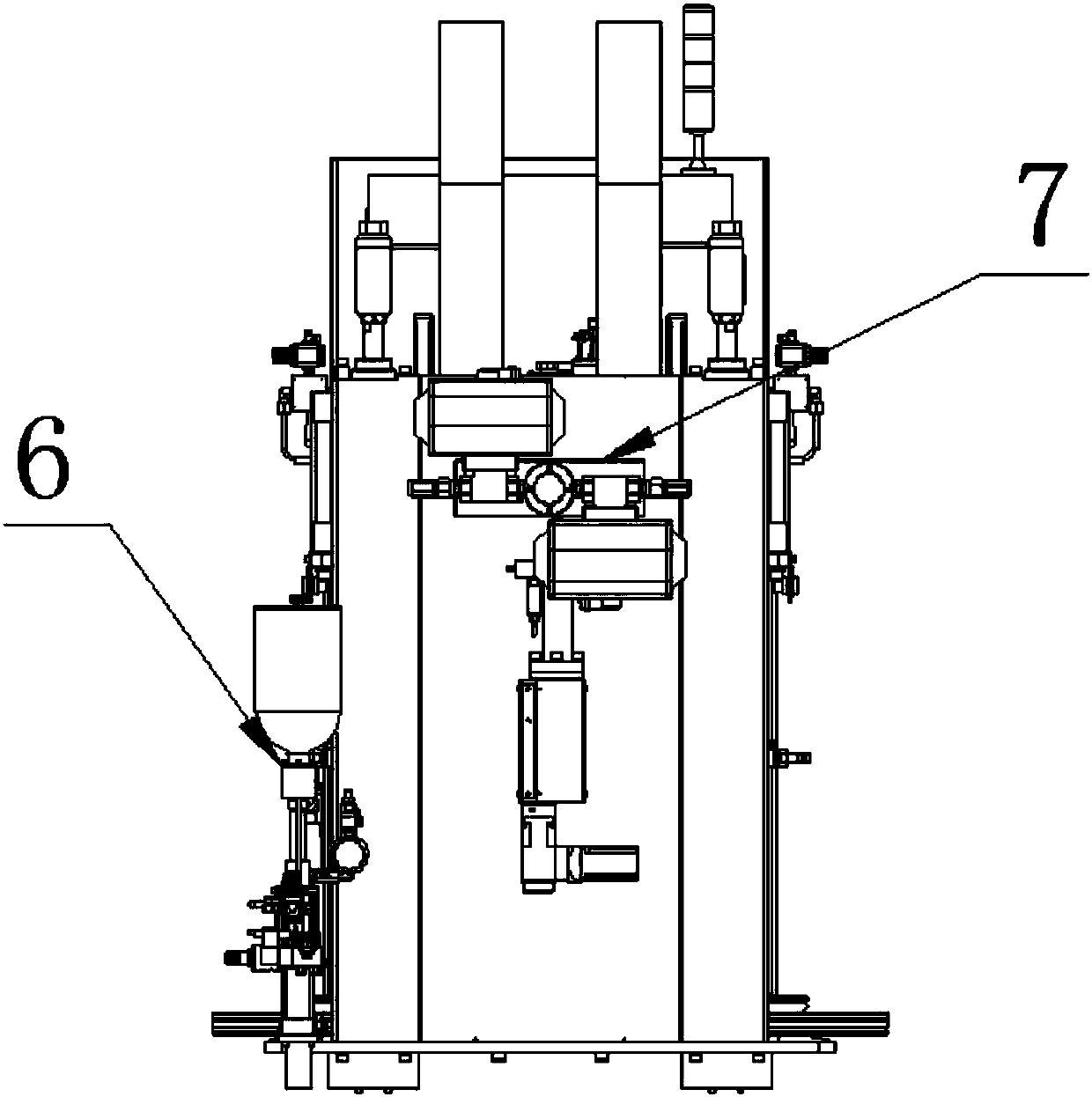 A precise liquid silicone injection machine and its production line for silicone products