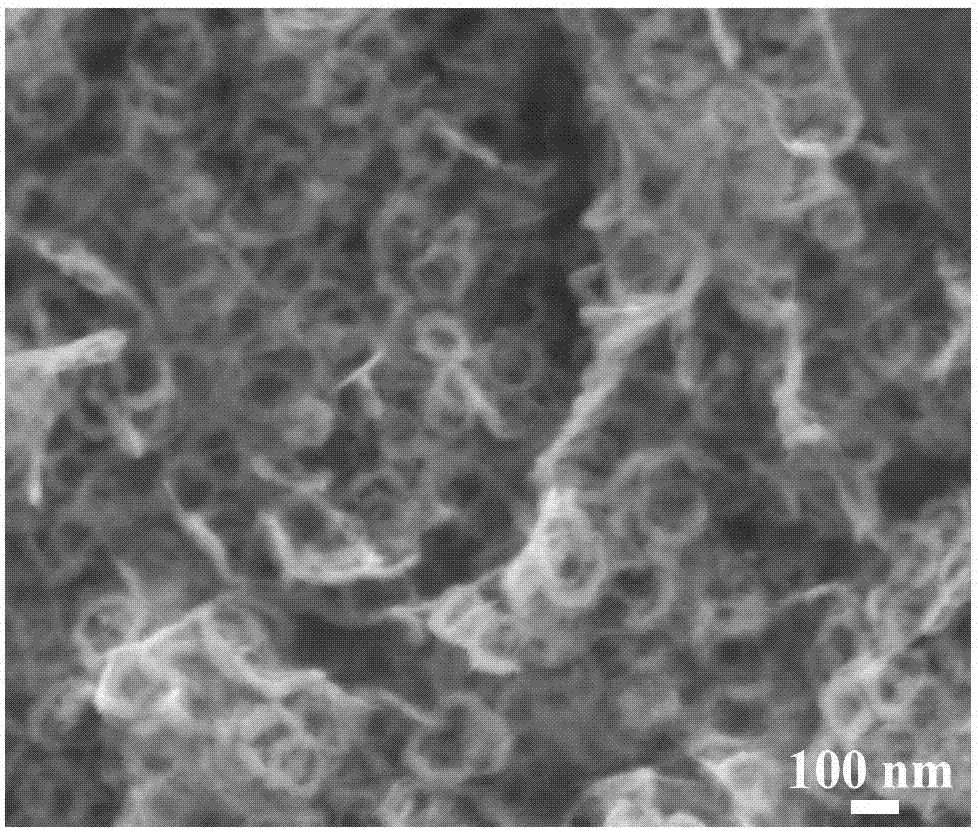 Six-membered ring-shaped cobalt oxyhydroxide/graphene nanometer composite material and preparation method thereof