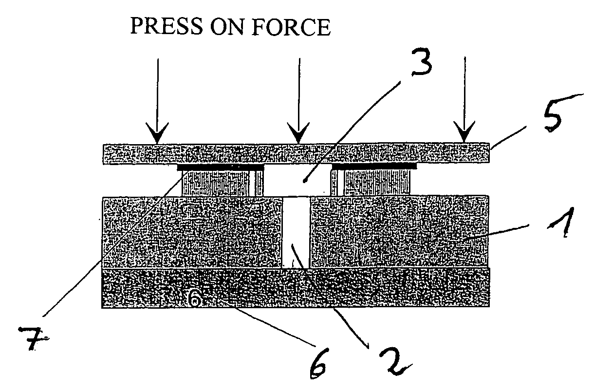 Method for producing a 3-D microscope flow-through cell