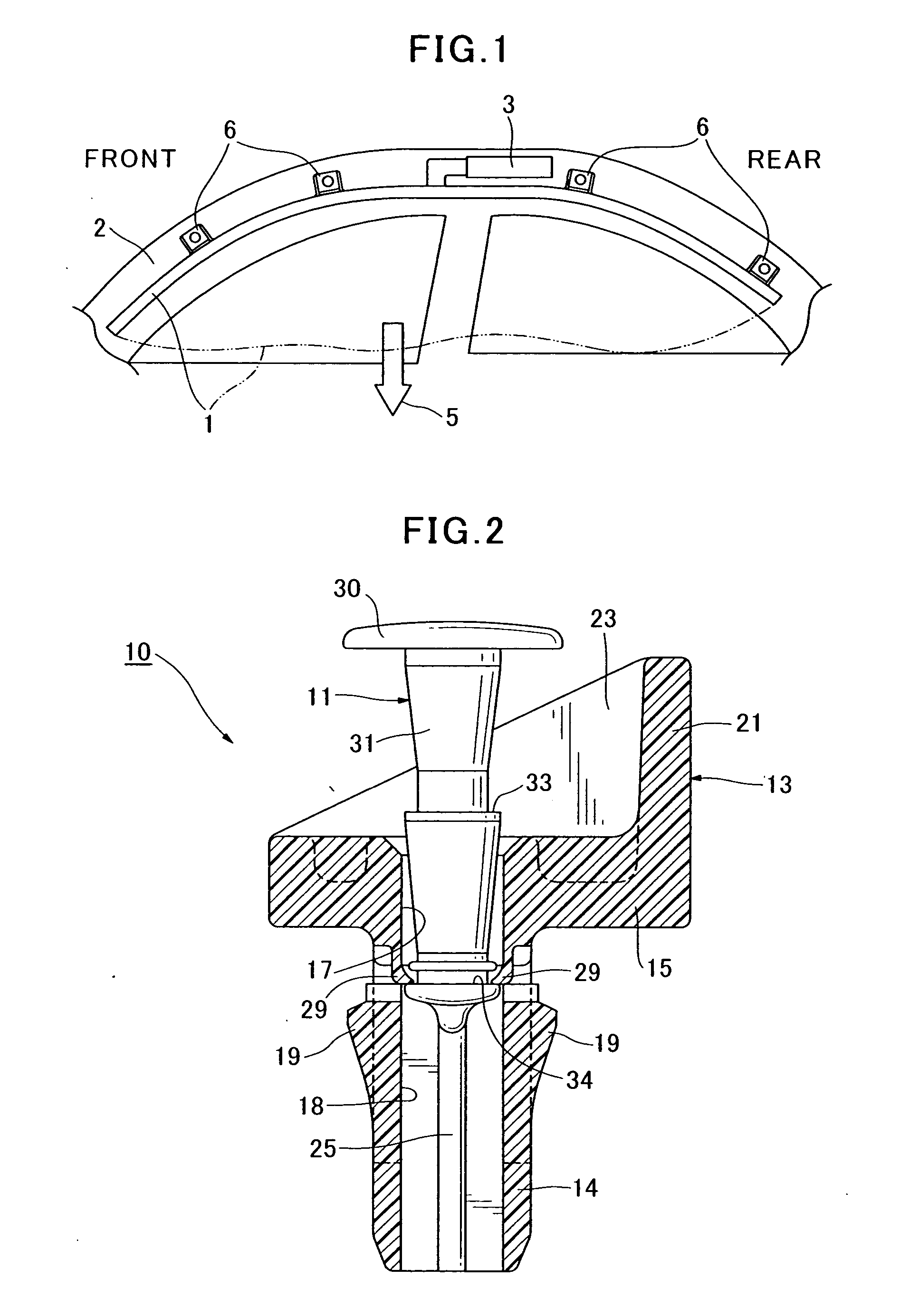 Curtain-shield airbag clip and assemblies using the clip