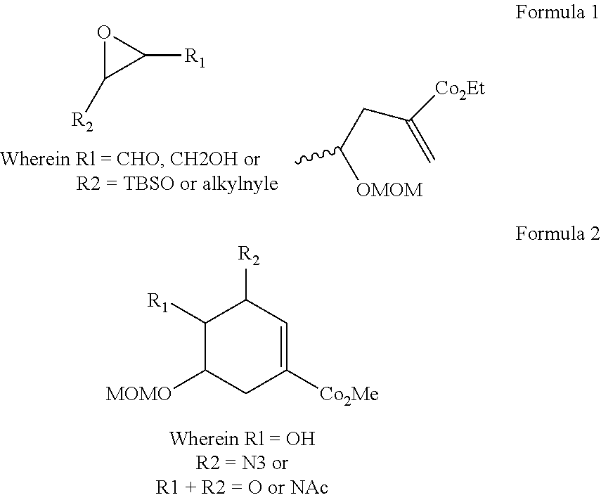 Process for the preparation of oseltamivir and methyl 3-epi-shikimate