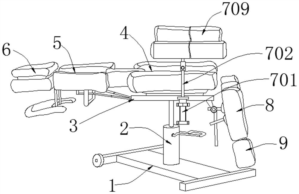 Multifunctional adjusting chair based on acupuncture therapy and adjusting method thereof