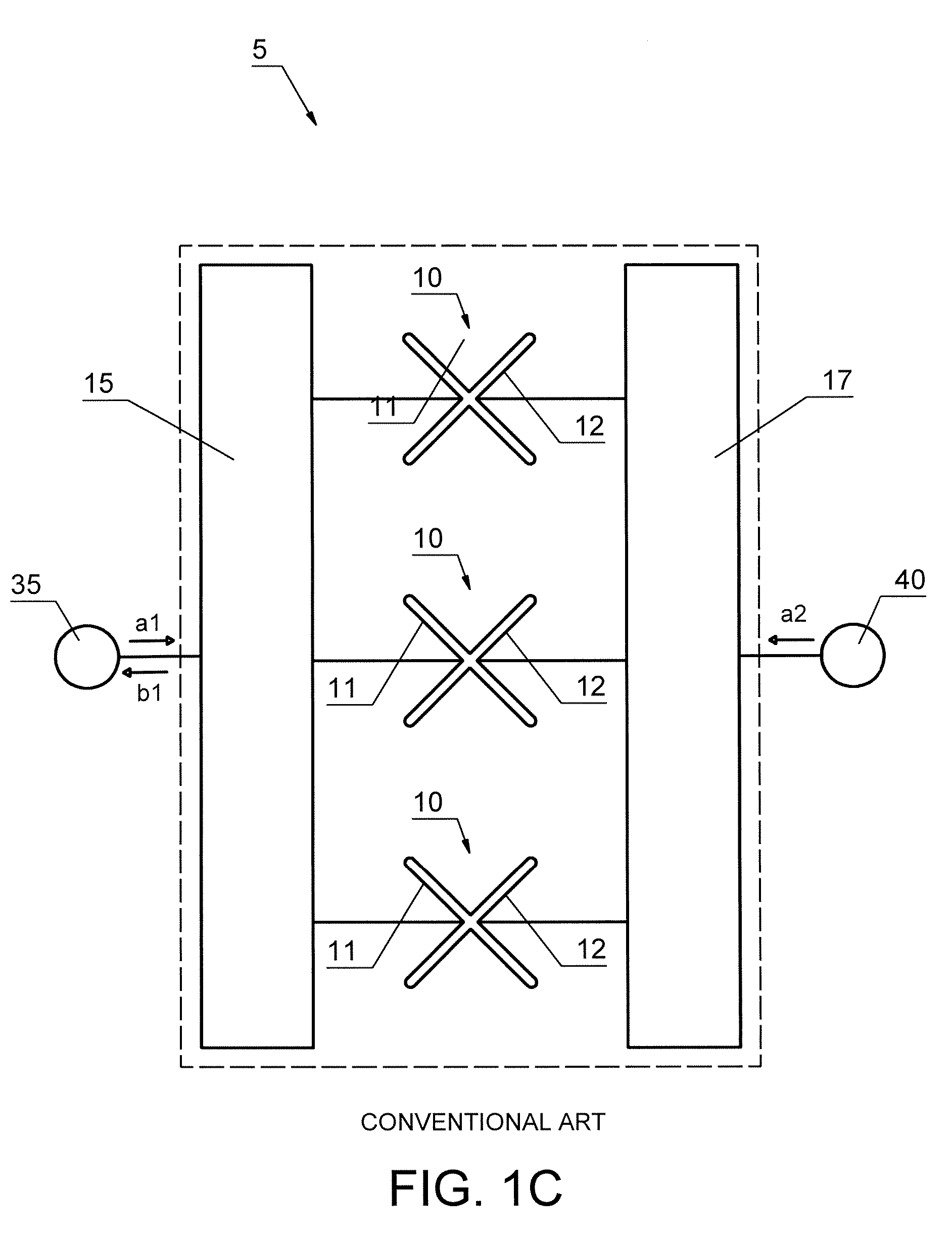Method and system for increasing the isolation characteristic of a crossed dipole pair dual polarized antenna