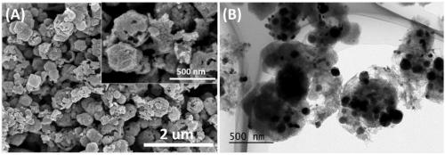 Nitrogen-doped porous carbon polyhedron@nanometer cobalt phosphide composite catalyst capable of efficiently activating persulfate and preparation method of composite catalyst
