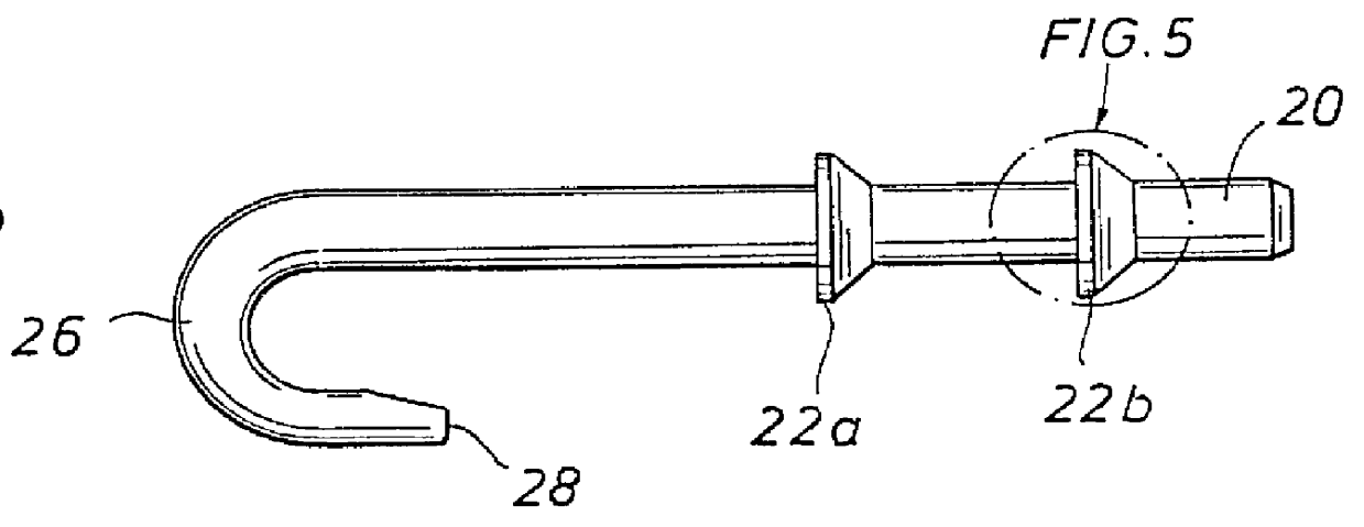 Plastic stay assembly for use with MRI and X-ray imaging systems