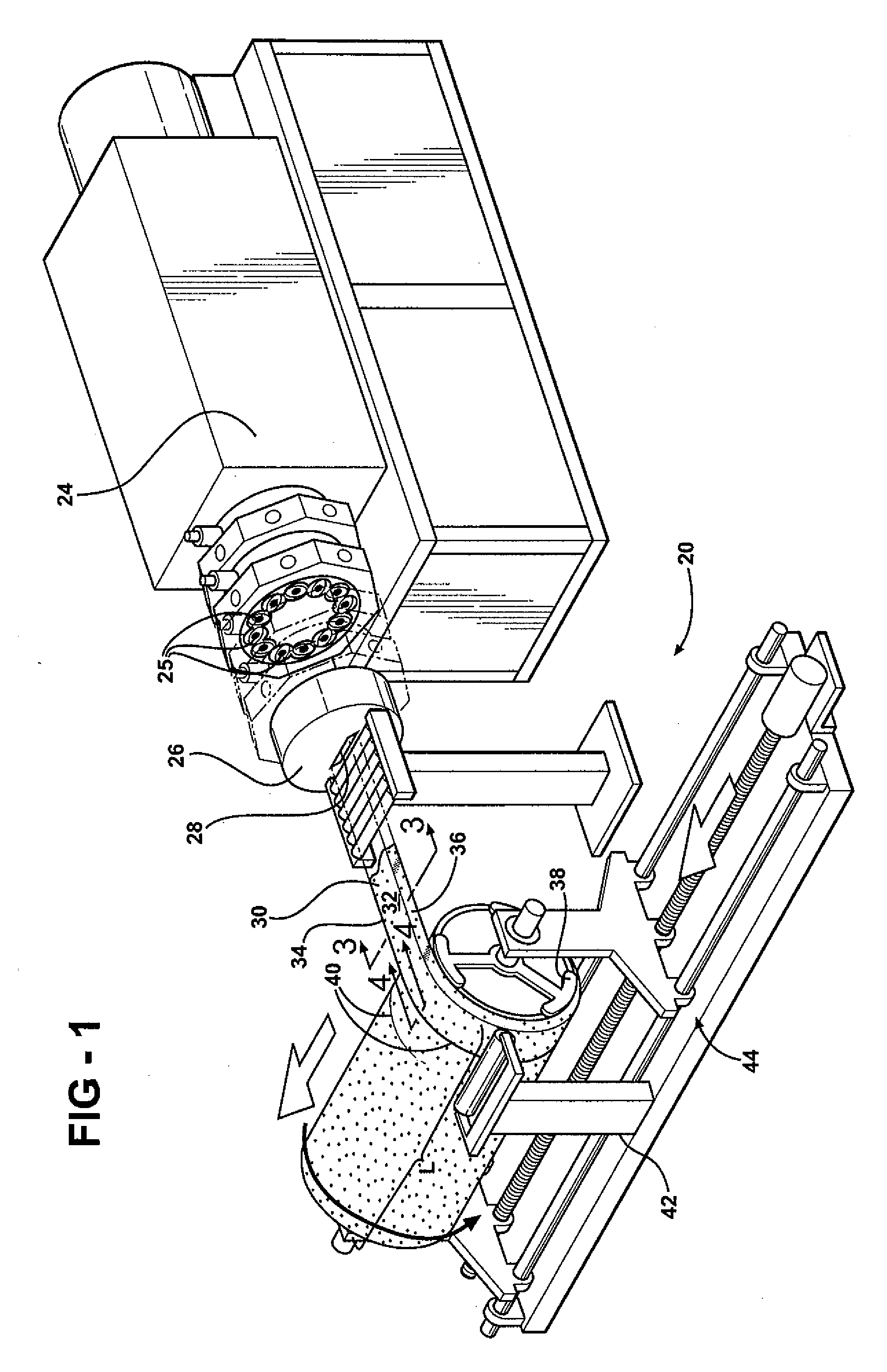 Manufacturing apparatus and method for producing a preform