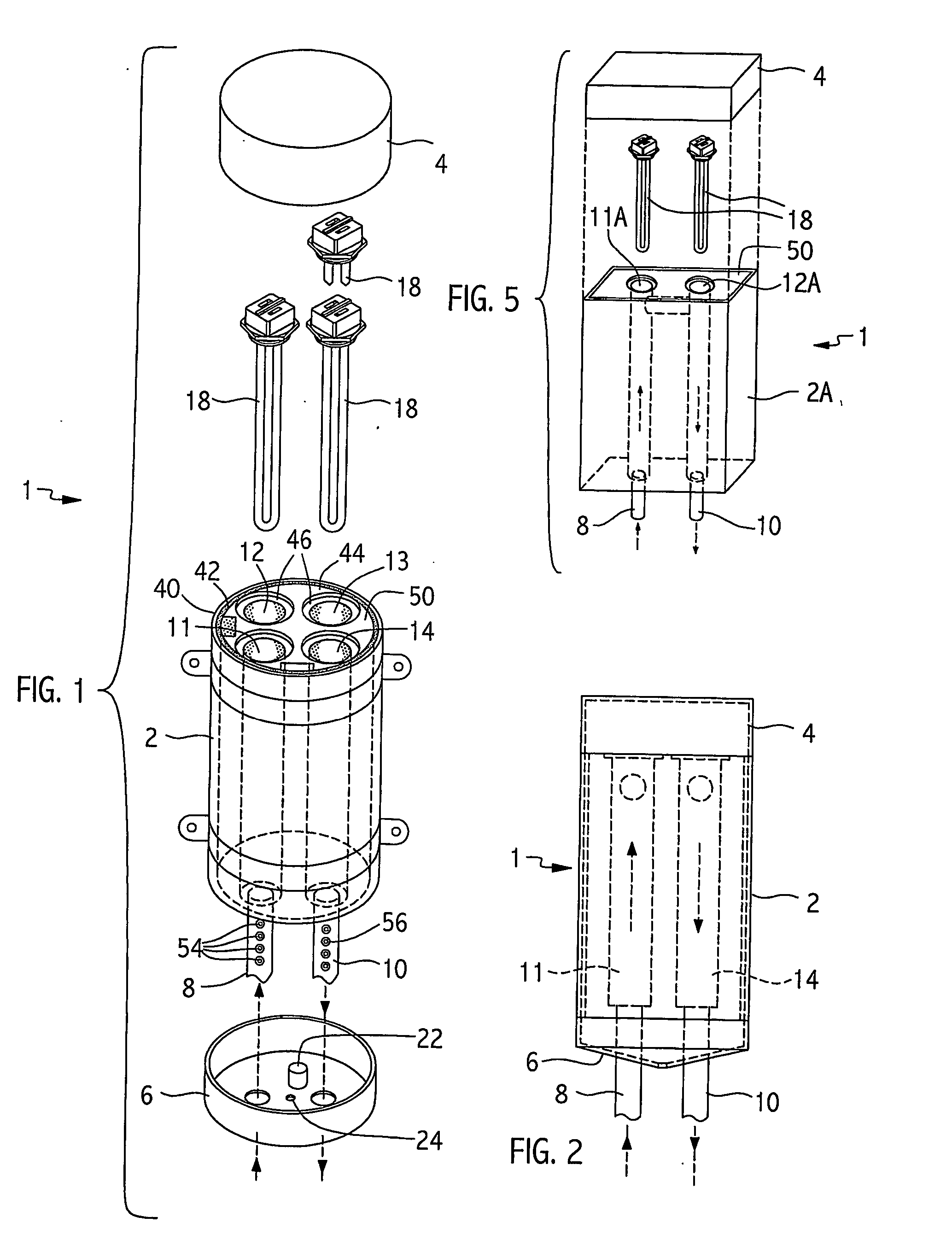 Pre-heating contiguous in-line water heater