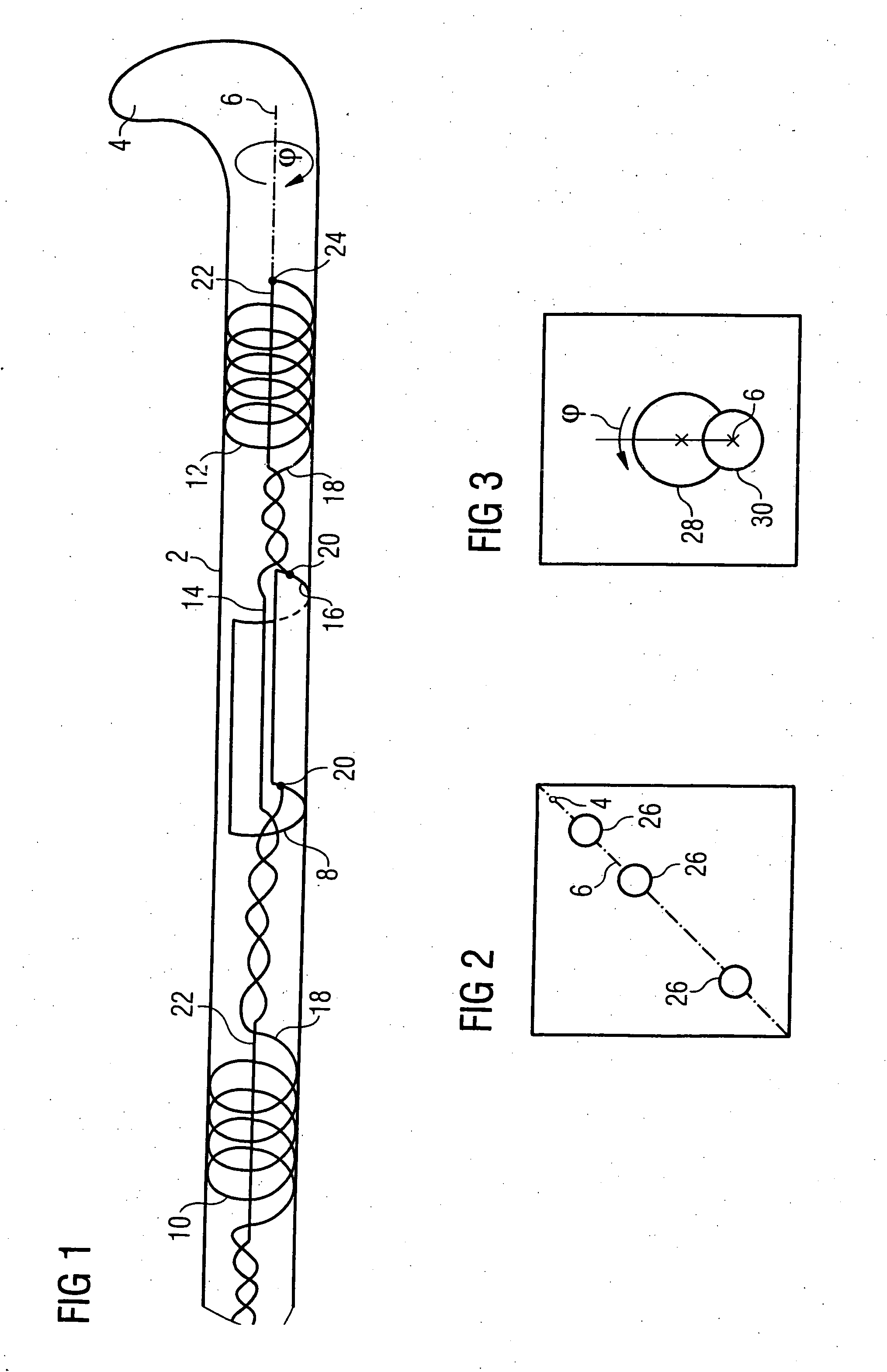Method and apparatus for determining the azimuthal orientation of a medical instrument from MR signals