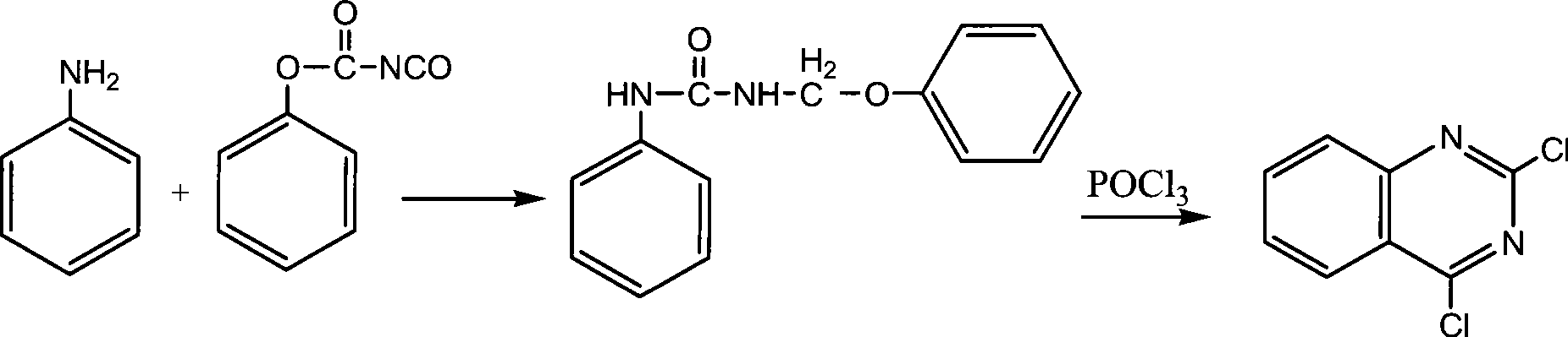 Preparation of 2,4-dichloroquinazoline