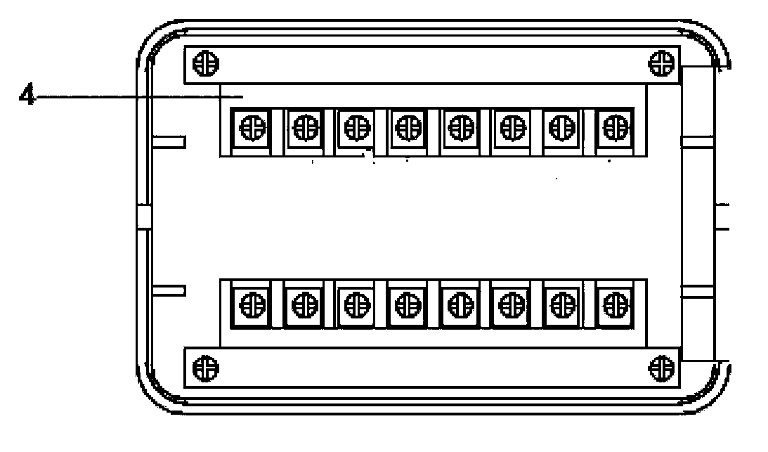 Outer shell device of electrical fire monitoring and detection isolator