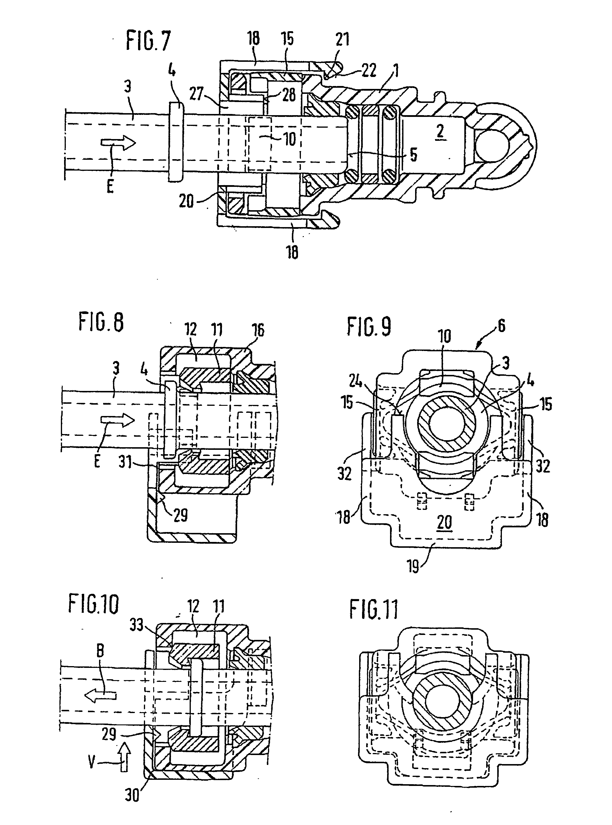 Datachable plug coupling provided with an additional locking element