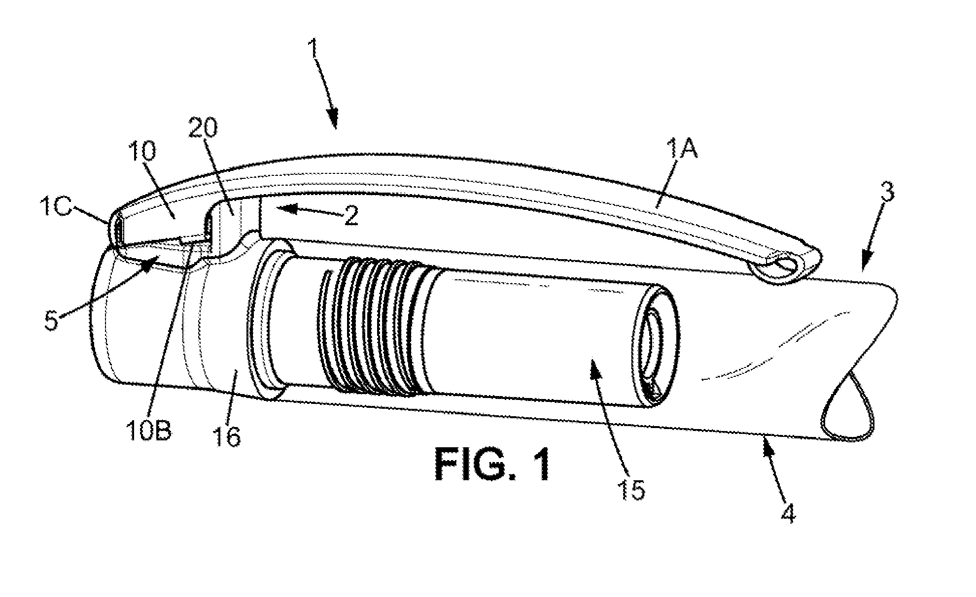 Structure for mounting a clip for a writing implement