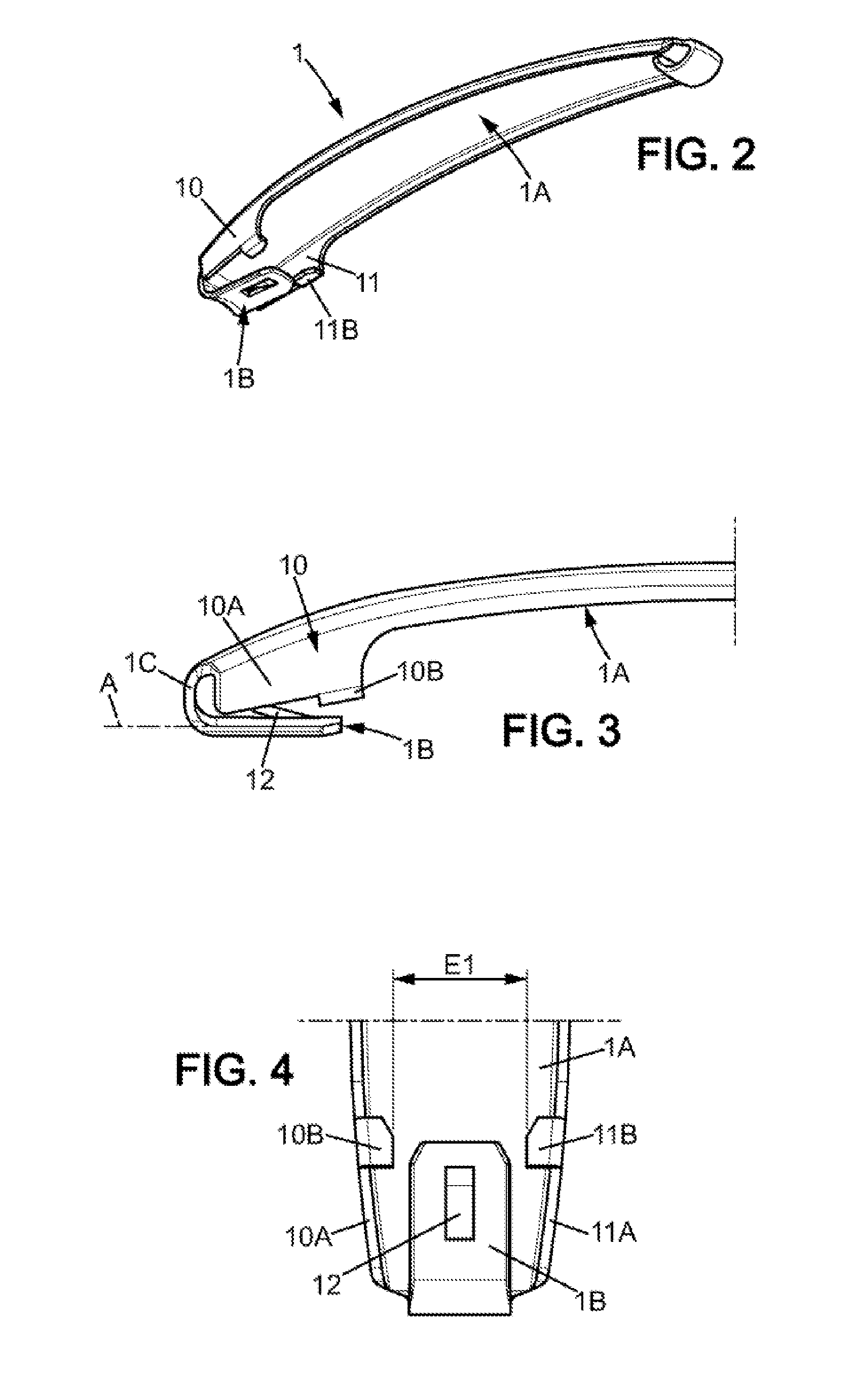 Structure for mounting a clip for a writing implement