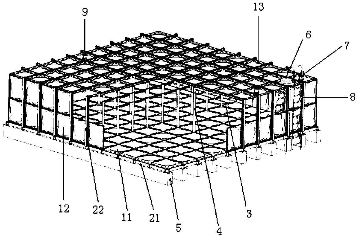 seawater storage tank