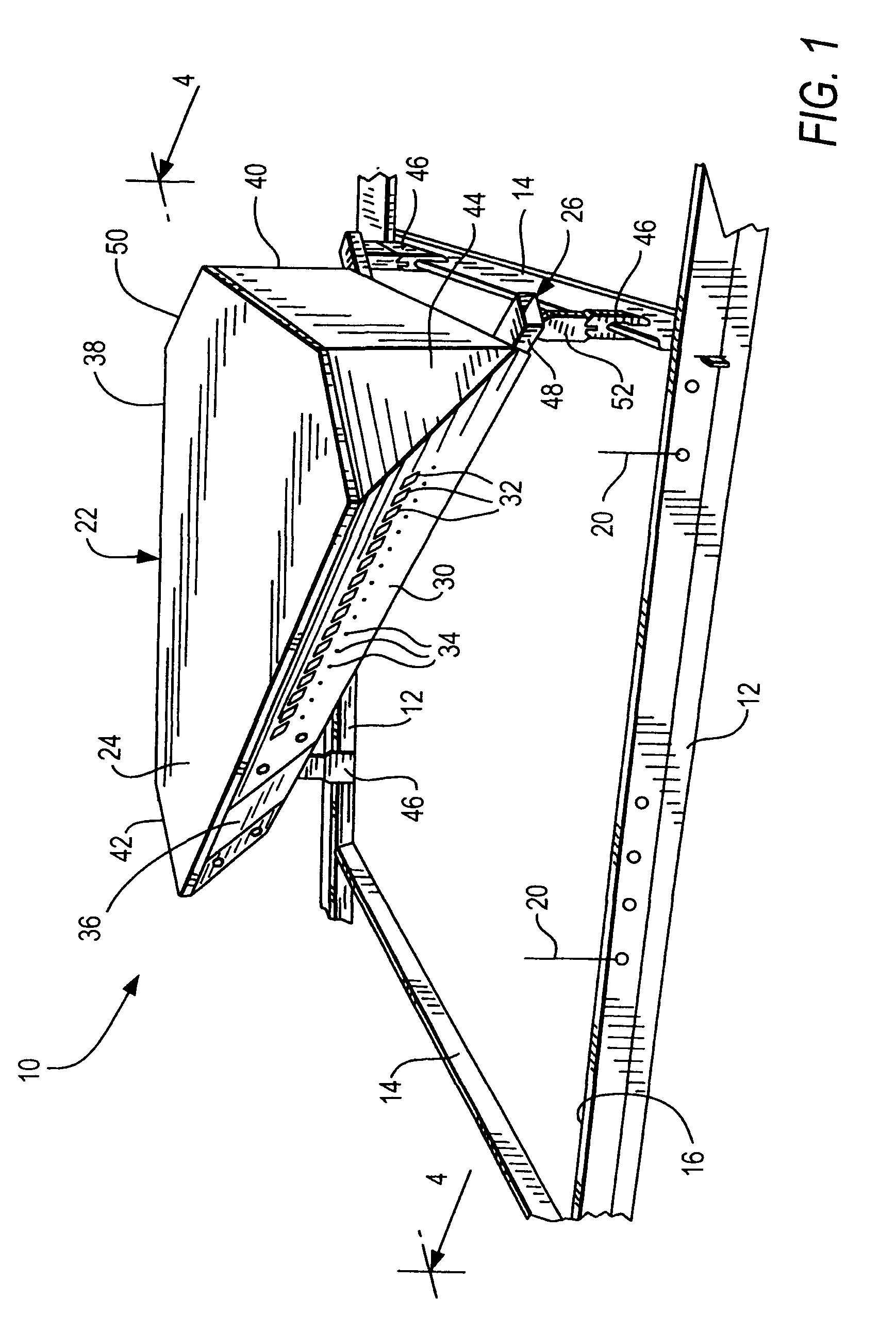 Accessible control panel for overhead electrical apparatus in a suspended ceiling system