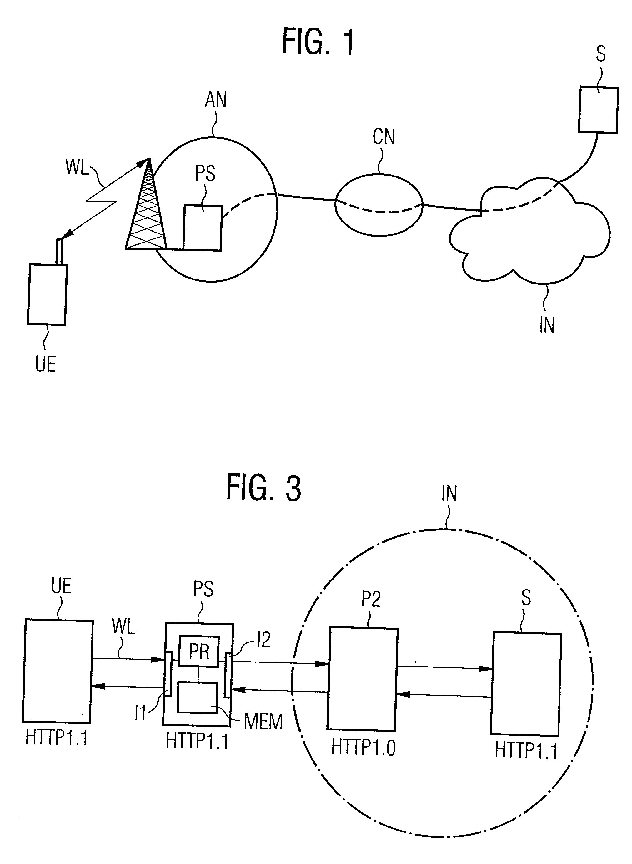 Method for an improved interworking of a user application and a server