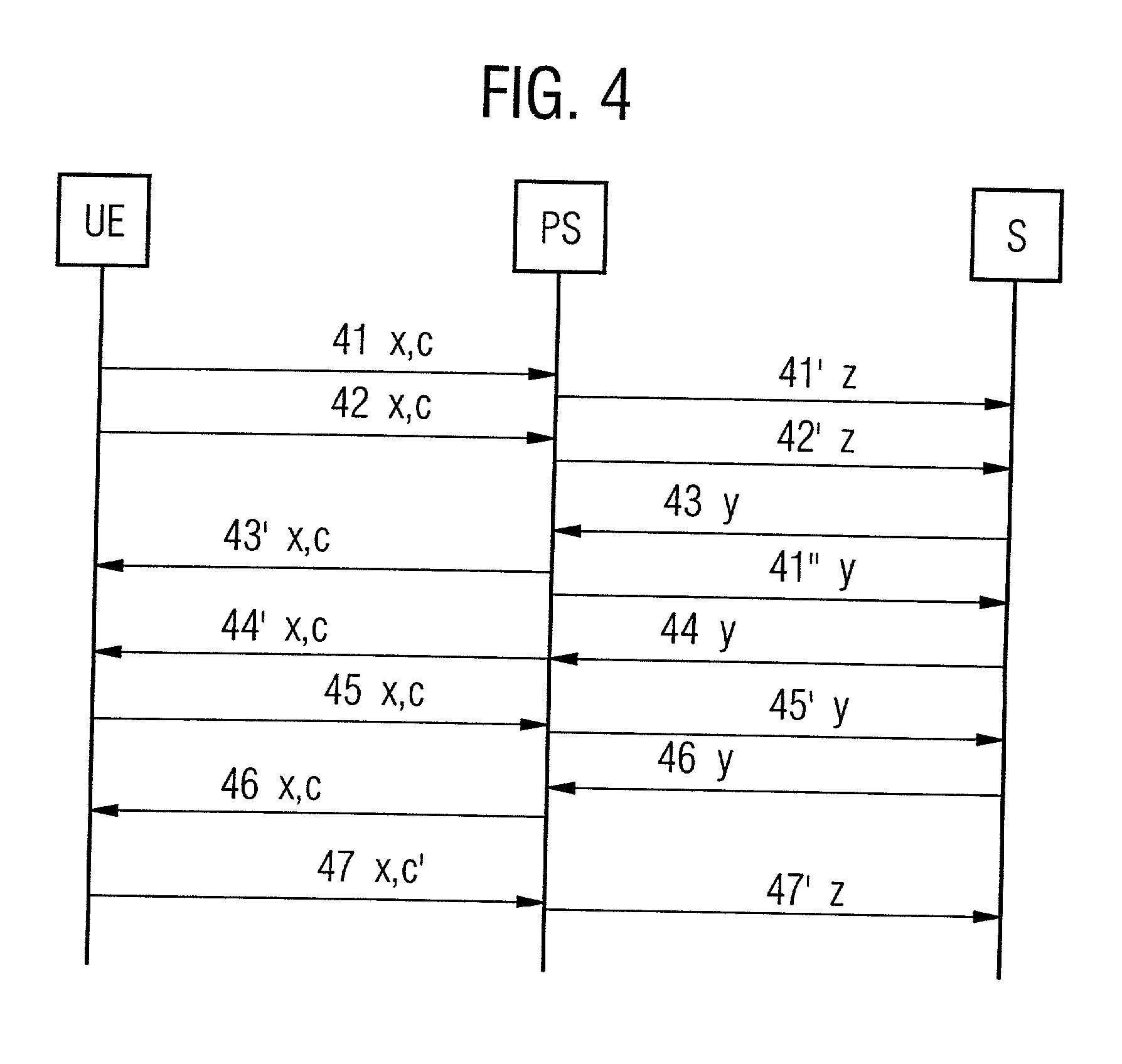 Method for an improved interworking of a user application and a server