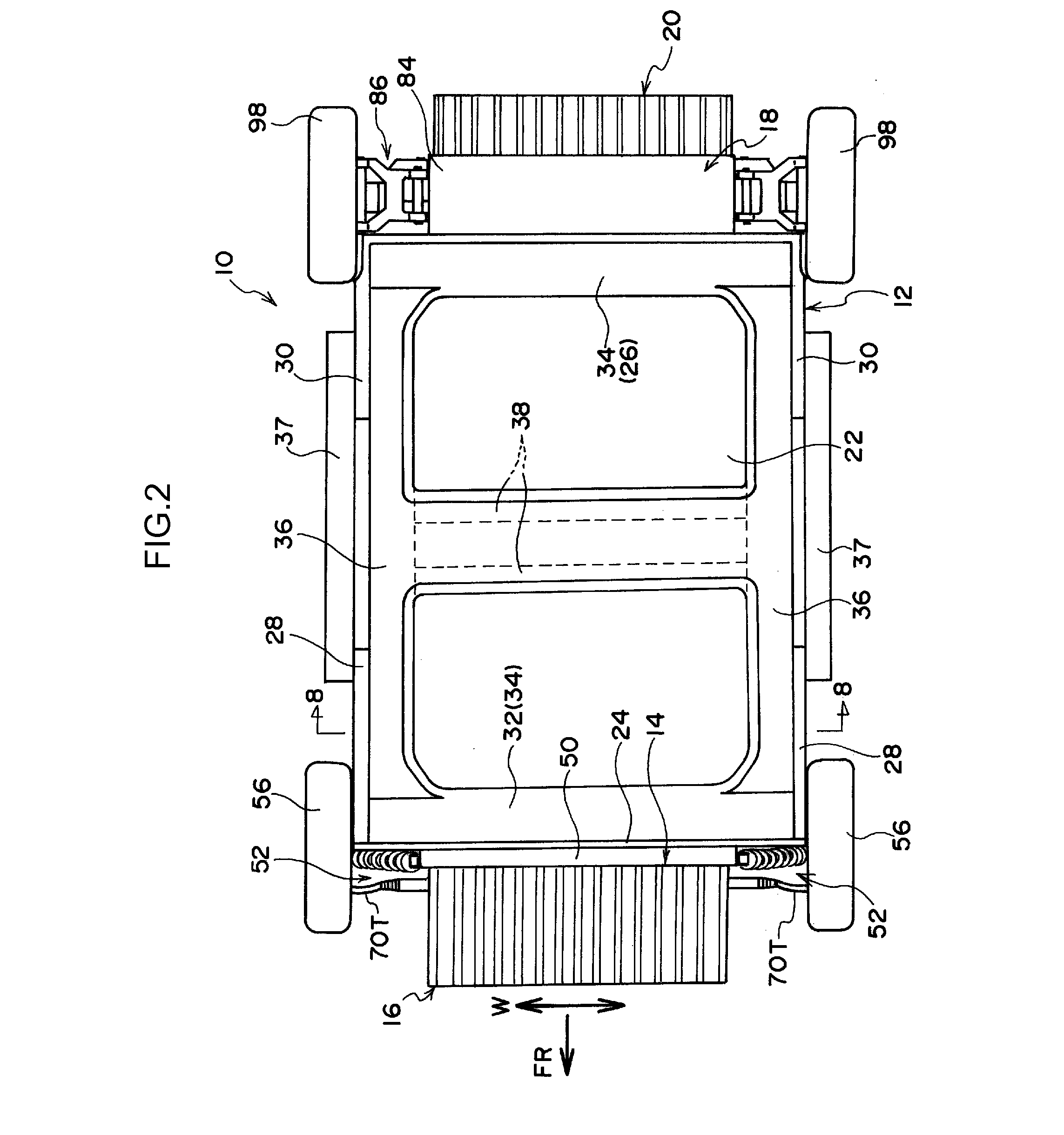 Vehicle body lower portion structure