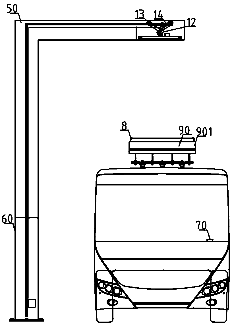 Vehicle charging system, vehicle charging station and rechargeable car