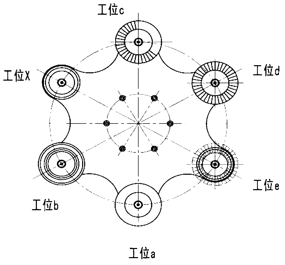 Flap wheel production device and production method
