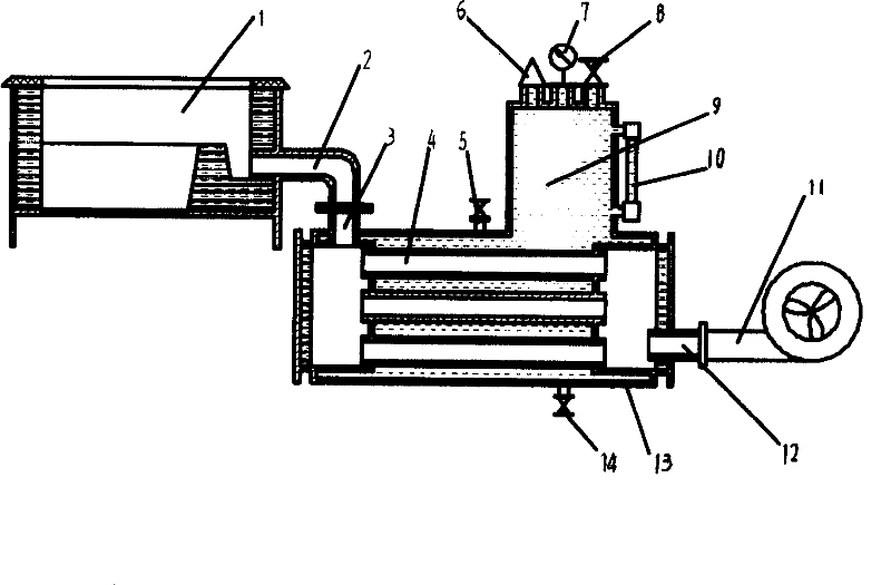 Energy-saving air-drawing coal-fired range