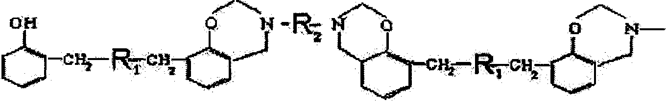 Benzoxazine resin containing aralkyl structure, its preparation method and use