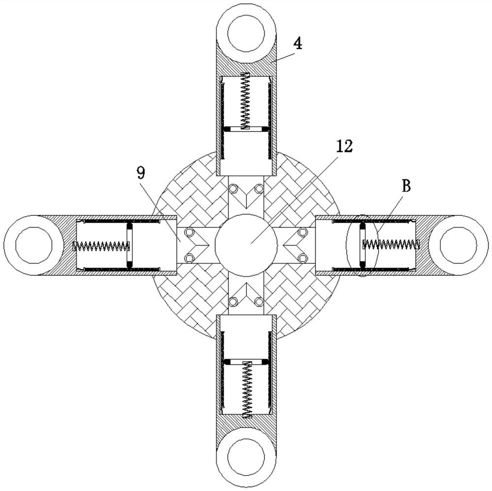 Grinding machine base capable of avoiding transverse inertia deviation and achieving intelligent balance