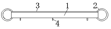 Inlet end support for battery conveying device