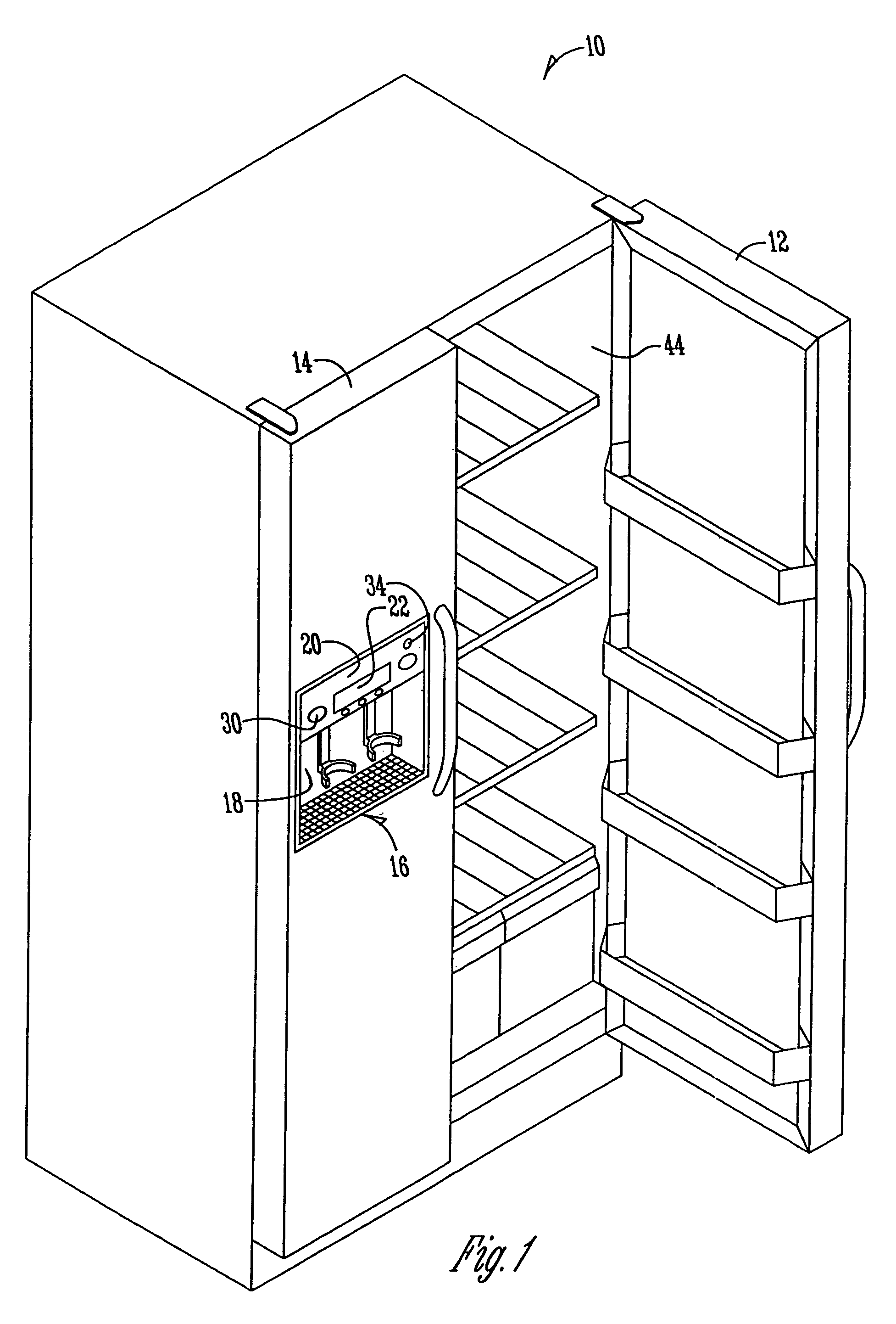 Refrigerator having power outage duration feature