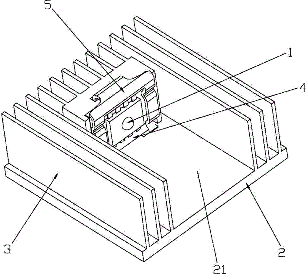 LED (light-emitting diode) light fitting